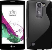 LG G4c Silicone Case s-style hoesje Zwart