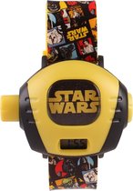 Disney Horloge Star Wars Zwart/geel