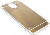 Goud spiegel hoesje Geschikt Voor Samsung Galaxy S5 (Plus) / Neo