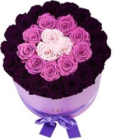 Flowerbox Longlife Aaliyah 3 kleuren - Ruim assortiment aan Luxe & Handgemaakte cadeaus - Verras op een speciale manier - 2 jaar houdbare rozen!