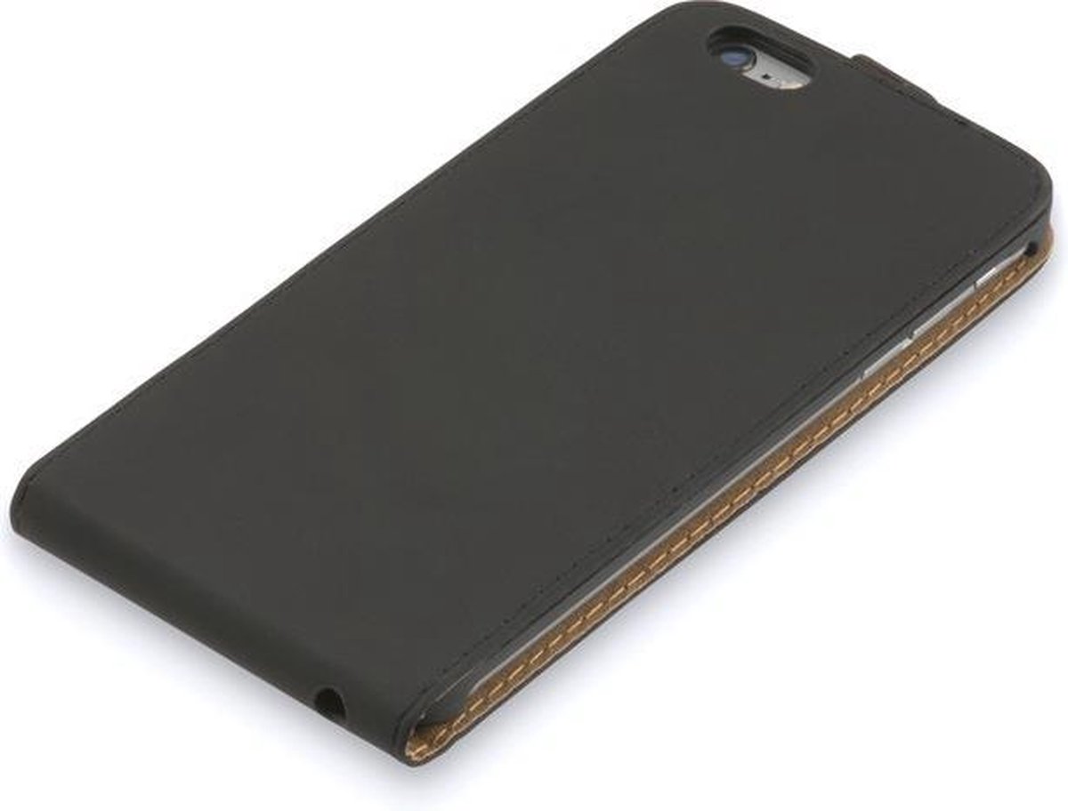 Flip Cover telefoonhoes voor iPhone 6/6S Plus - Zwart