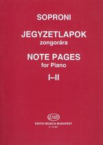 Note Pages for piano