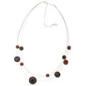 Ketting met bruine details