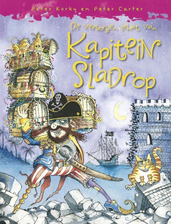 Cover van het boek 'De verborgen schat van Kapitein Sladrop'