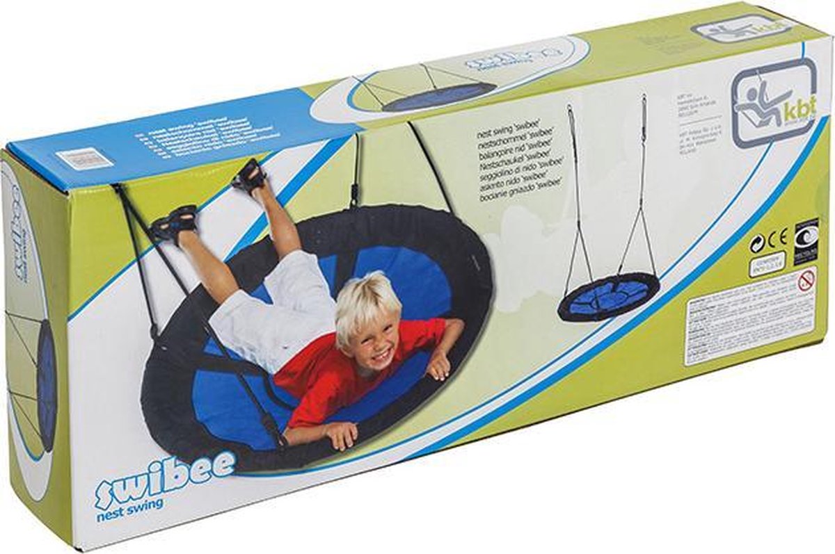 AXI Nestschommel Swibee in Blauw - Nest schommelzitje voor kinderen — afbeelding 4