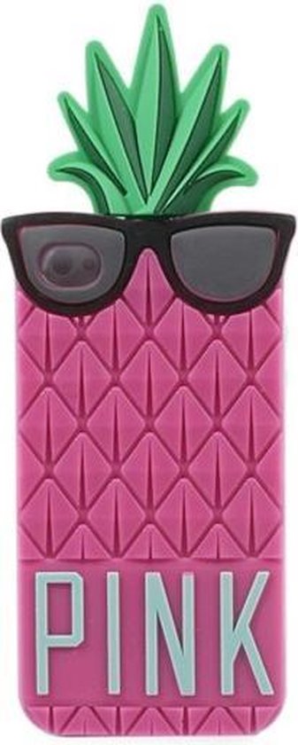 Stoer roze Ananas iPhone 4/4s Pineapple cover silicone | bol.com