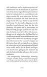 Pagina met tekst over een kinderjuffrouw, het geloof en het schrijven van een boek.