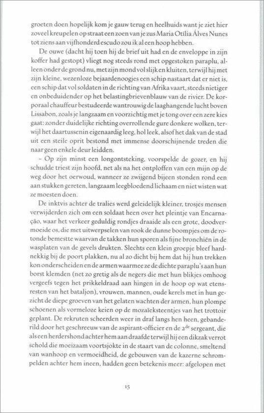 Een bladzijde uit een boek met Nederlandse tekst over een reis, herinneringen en personen.