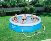 Bestway Zwembad met opblaasbare rand 305 cm met filterset