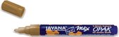Marqueur textile doré - Javana Texi Max - pointe balle 2-4 mm - Marqueur textile à base d'eau de haute qualité, adapté aux textiles clairs et foncés