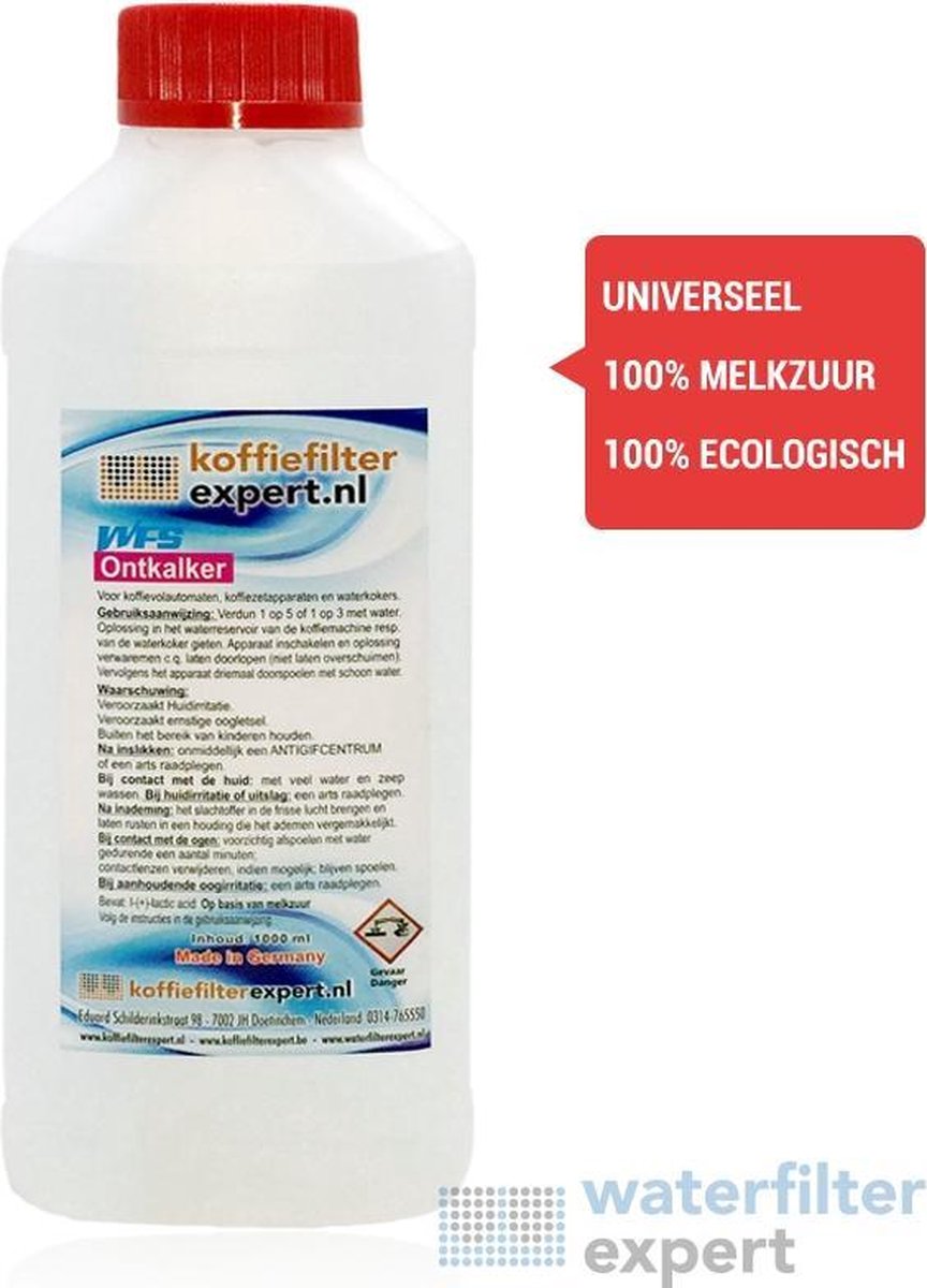 12x icepure ICpCMC601 250ml Vloeibare Ontkalker voor Espressomachines