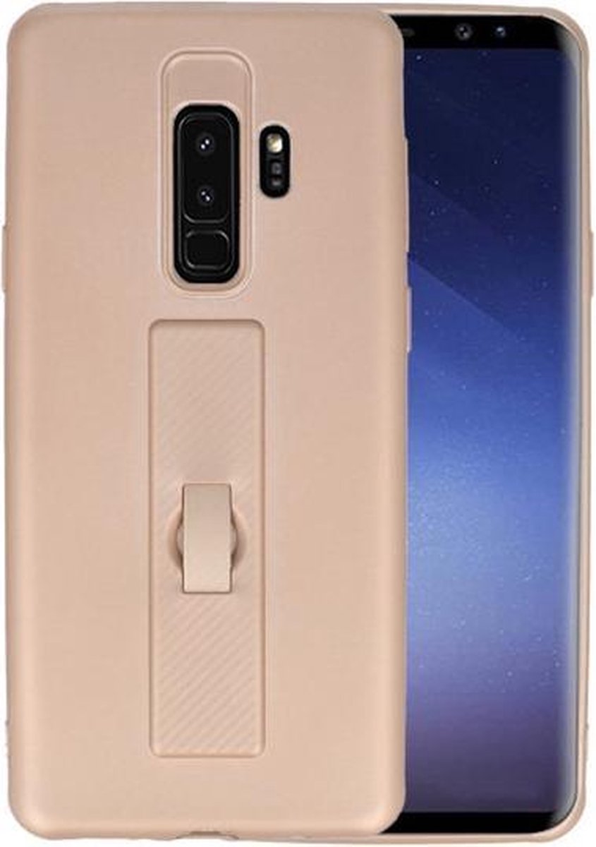 Goud Carbon serie Zacht Case hoesje voor Samsung Galaxy S8 Plus