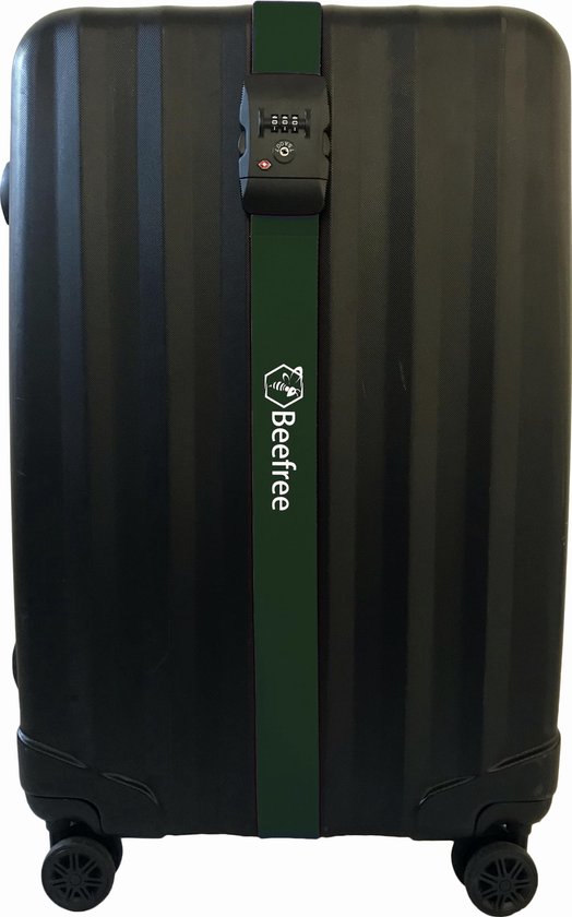 alleen verwarring stam Beefree Kofferriem met TSA Cijferslot - Bagage Riem - Luggage Strap -  Kofferband -... | bol.com