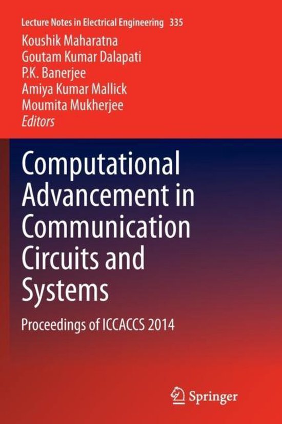 Lecture Notes in Electrical Engineering- Computational Advancement in ...