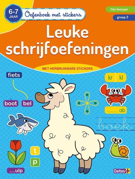 Oefenboek met stickers 0 - Leuke schrijfoefeningen