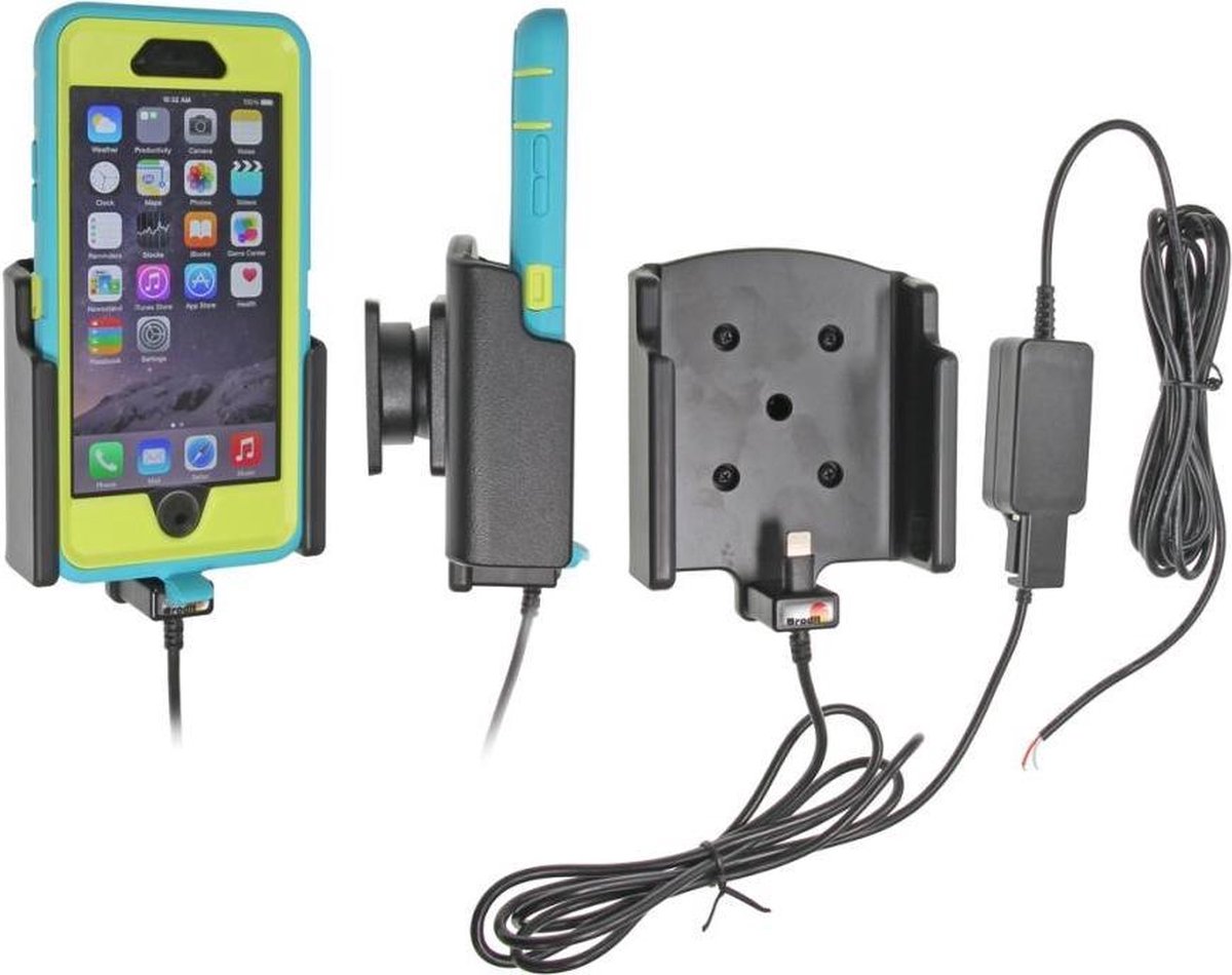 Brodit PDA Halter aktiv Apple iPhone 6/6s Molex mit Otterbox Defender-Hülle