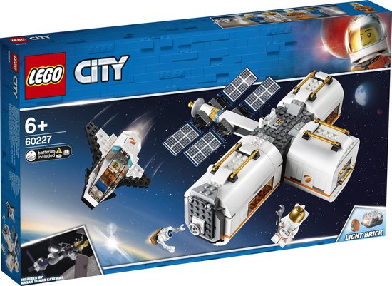 LEGO City La station spatiale lunaire 60227 – Kit de construction (412  pièces) | bol