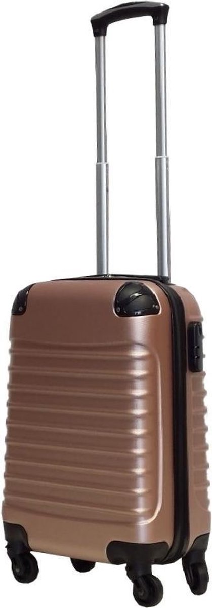 Castillo Quadrant XS - Kleine Handbagage Koffer - Rosé Gold - Merkloos