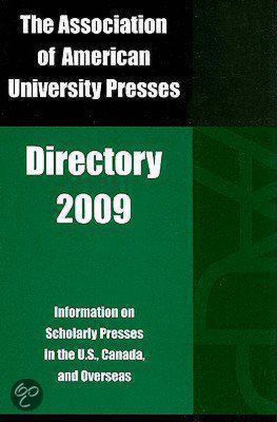 Association Of American University Presses Directory | 9780945103226 ...