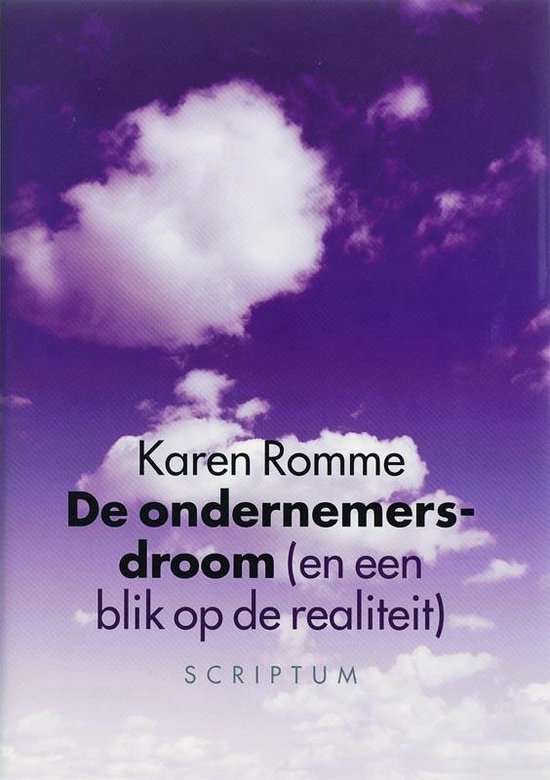 Cover van het boek 'De ondernemersdroom' van Karen Romme