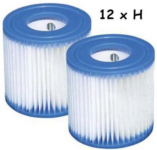 Intex Zwembad Filtercartridge Type H 29007/29008 12 stuks Bestel nu!