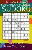 Puzzlebooks Press Sudoku 600 Various Puzzles Volume 10