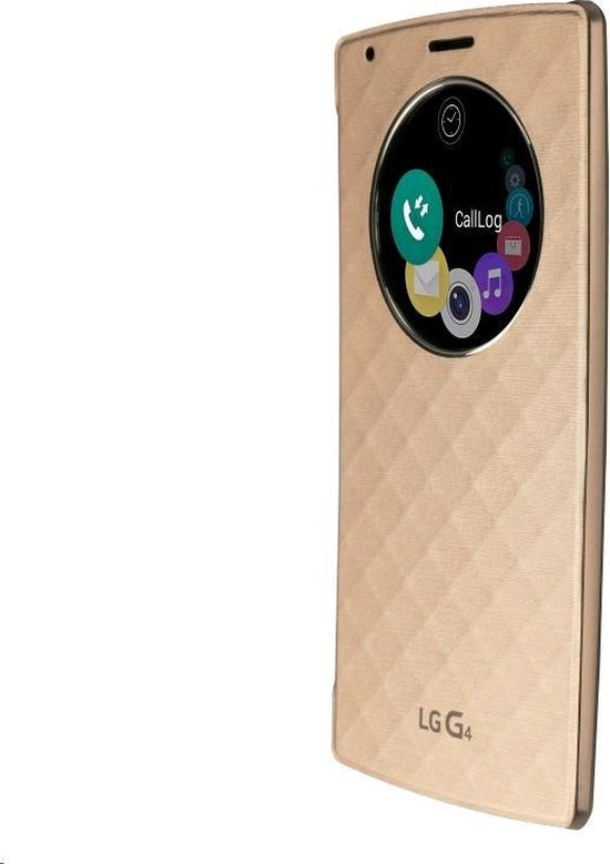 betaling Italiaans Manier LG G4 Quick Circle Cover CFV-100 - Hoesje voor LG G4 - Goud | bol.com