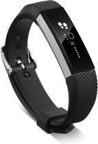 Siliconen Horloge Band Geschikt Voor Fitbit Ace - Armband / Polsband / Strap / Sportband - Zwart
