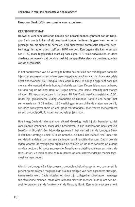 Hoe bouw je een high performance organisatie?