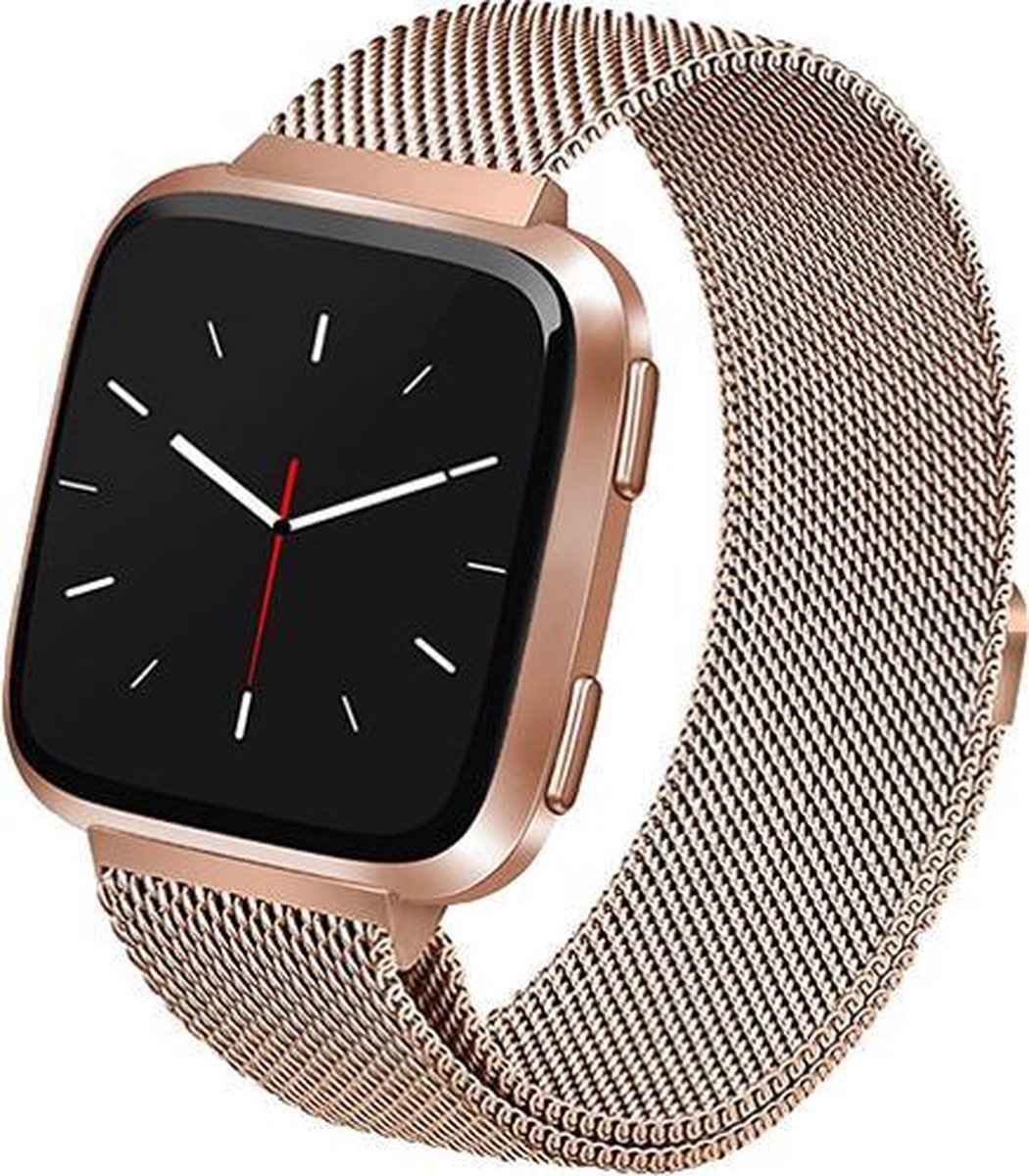 HIPFIT Milanees bandje - Fitbit Versa - Champagne goud - Small