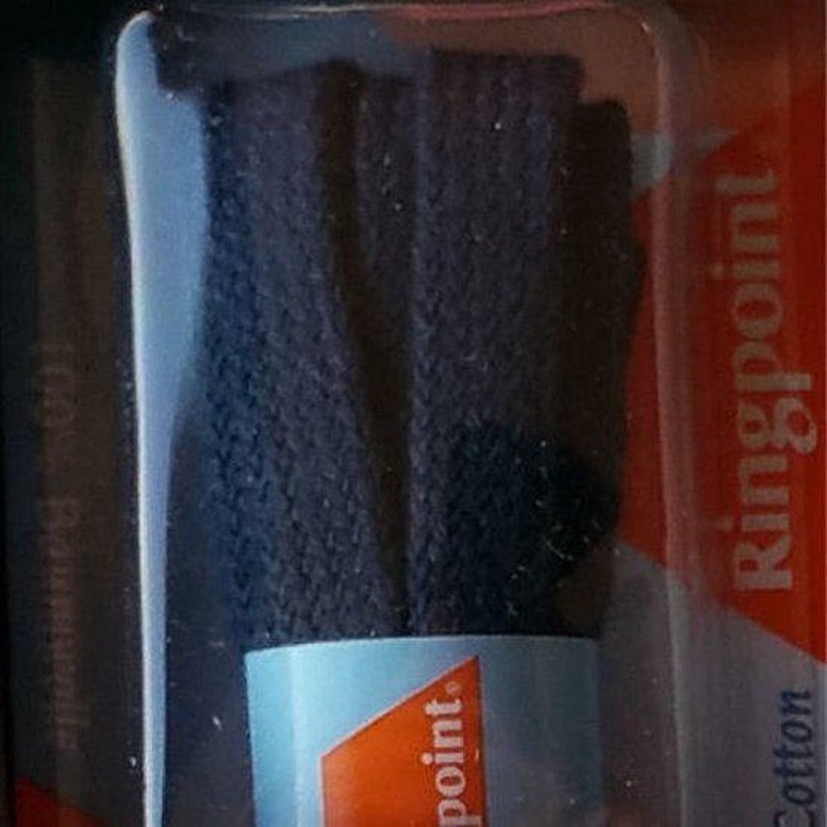 5.5mm x 75cm Plat marine blauw Smalle platte schoenveter 60_75_4716
