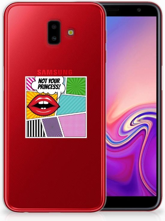 Housse TPU Silicone Etui pour Samsung Galaxy J6 Plus (2018) Coque Popart  Princesse | bol.com