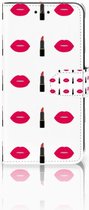 Xiaomi Mi A2 Lite Book Case Hoesje Lipstick Kiss