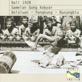 Various Artists - Bali 1928 Gong Kebyar. Gamelan On B (CD)