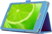 Acer Iconia Tab 8 A1-840 Leather Stand Case Licht Blauw Light Blue