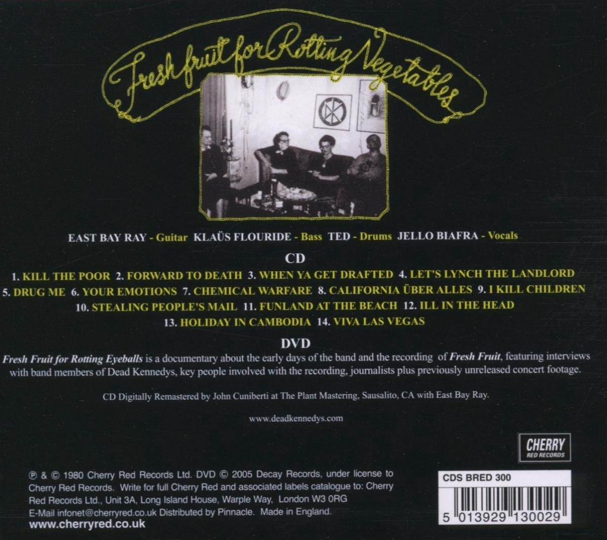Fresh Fruit For Rotting Vegetables, Dead Kennedys CD (album) Muziek