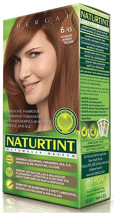 vergeven Beperking matig Naturtint 6.45 - Donker amber blond - Haarverf | bol.com