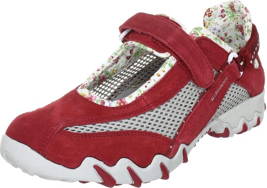 Allrounder by Mephisto NIRO suede open mesh schoenen voor dames rood  *AANBIEDING* | bol.com