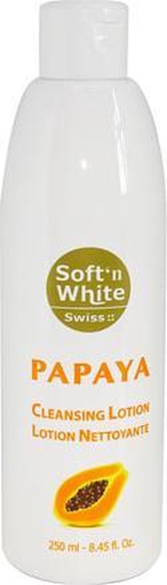 Soft 'n White Swiss - Papaya - Cleansing Lotion - 250ml | bol.com