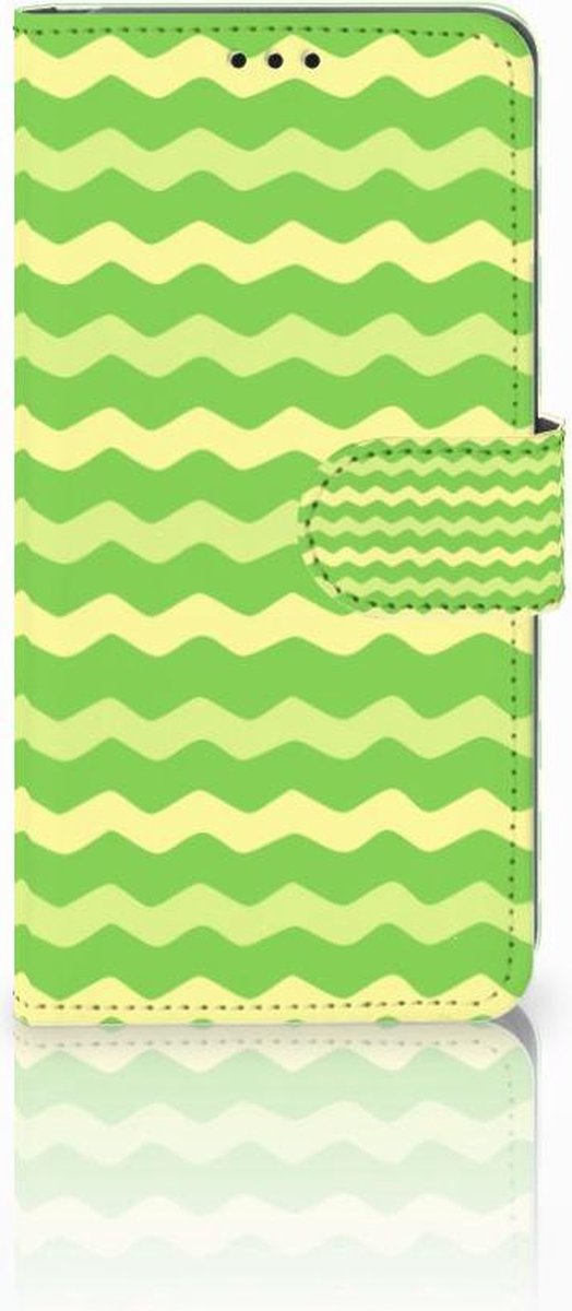 Samsung Galaxy S10 Telefoon Hoesje Waves Green