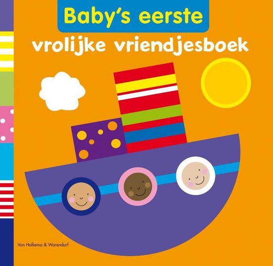 Cover van het boek 'Baby's eerste vrolijke vriendjesboek'