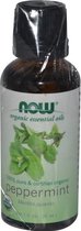 Biologische etherische olie Pepermunt (30ml) - Now Foods