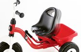 Kettler Toptrike Air Boy - Driewieler - Duwstang - Luchtbanden - Meegroeiend frame - Verstelbare kuipzitting - Rood