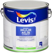 Levis Muur Binnen - Mat - Eierschaal - 2.5L