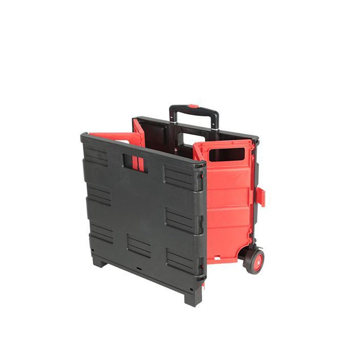 Caisse pliable - 32 litres - rouge et noir