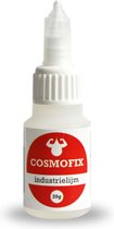 Cosmofix Industrielijm, transparante secondelijm 20 gram met handige 3 standen doseer dop