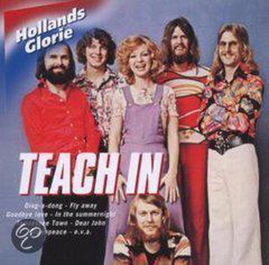 Albumcover Hollands Glorie met de band Teach In. Tekst: "Hollands Glorie" en "Teach In".