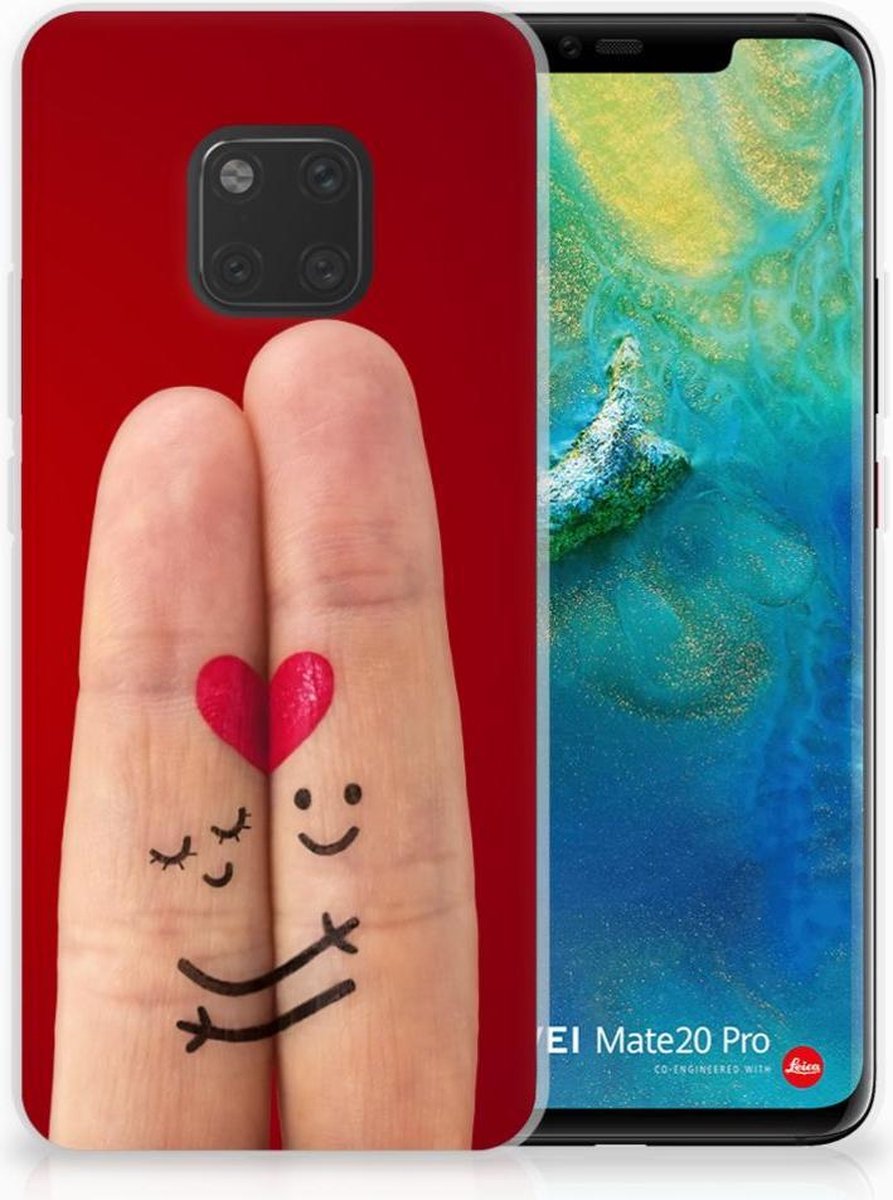 Huawei Mate 20 Pro Silicone Back Cover Liefde - Origineel Romantisch Cadeau
