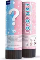 Babyshower gender reveal partypopper Meisje