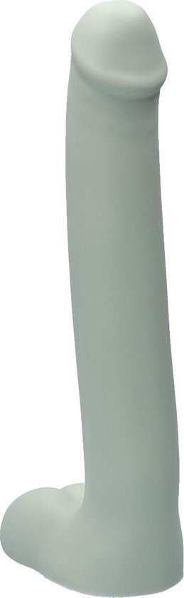 Ylva & Dite - Hyperion - XXL Siliconen dildo met balzak - Made in Holland - Pastel Groen